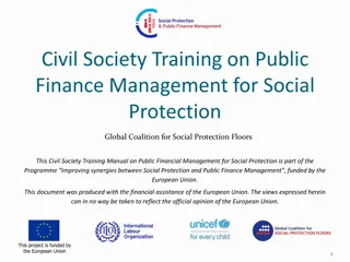 Enhancing Social Protection through Public Finance Management