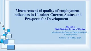 Measurement of Quality of Employment Indicators in Ukraine