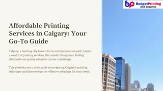 The Best Places for Affordable Brochure, Card, and Document Printing in Calgary