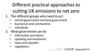 Practical Approaches to Cutting UK Emissions to Net Zero