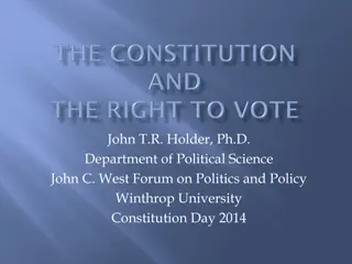 Evolution of Voting Rights in the United States