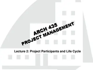Project Participants and Life Cycle Overview