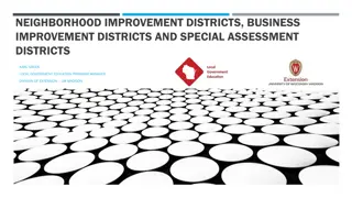 Overview of Neighborhood Improvement Districts