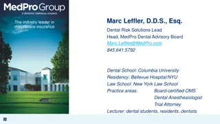 Dental Malpractice Risk Management Strategies