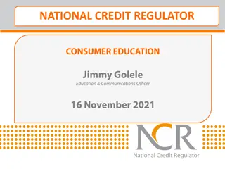 National Credit Regulator and Consumer Rights