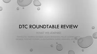 Key Insights from DTC Roundtable Review