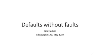 Defaults without Faults: Why Linguistic Theory Needs Default Inheritance