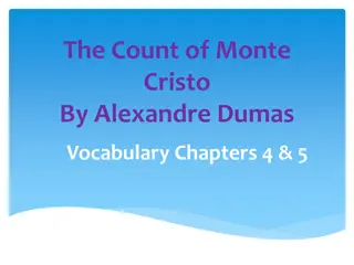 Vocabulary from The Count of Monte Cristo