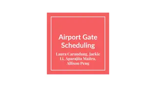 Airport Gate Scheduling: Important Decisions and Problem Solving Methods