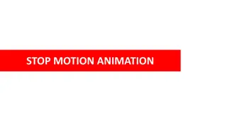 Learning Stop Motion Animation