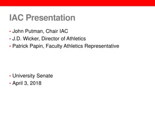 Intercollegiate Athletics Council Overview