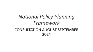 National Policy Planning Framework Consultation August-September 2024