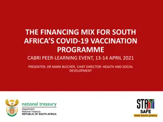 Financing Mix for South Africa's COVID-19 Vaccination Programme
