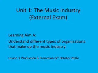 Music Industry Organizations Overview