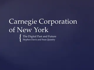 Carnegie Corporation of New York - Advancing Knowledge and Peace