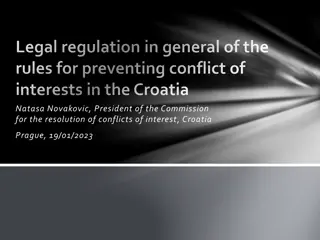Conflict of Interest Regulations in Croatia