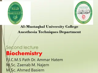 Biochemistry: Study of Living Matter and Metabolism