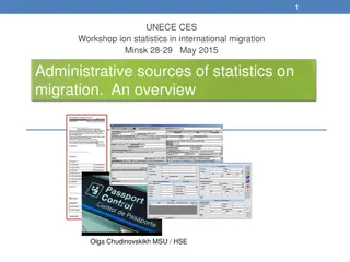 Workshop on Statistics in International Migration - Administrative Sources Overview