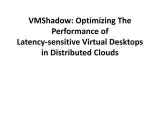 Optimizing the Performance of Latency-sensitive Virtual Desktops in Distributed Clouds