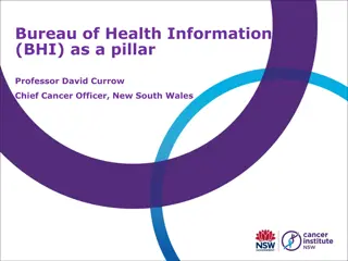 Bureau of Health Information - Improving Health Outcomes Through Analysis and Communication