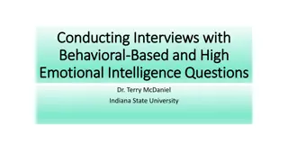 Behavioral-Based and High Emotional Intelligence Questions