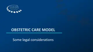 Legal Considerations and Legislative Frameworks in Obstetric Care Models