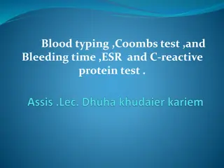 C-Reactive Protein (CRP) Test