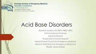 Simplified Approach to Acid-Base Disorders Interpretation