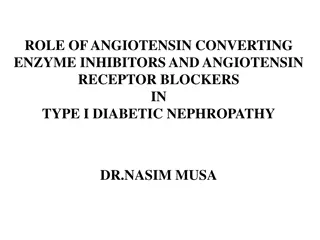 Role of Angiotensin Inhibitors in Diabetic Nephropathy