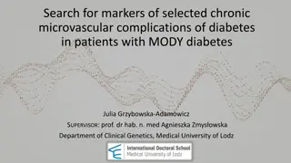 Evaluation of Microvascular Complications in MODY Diabetes Patients