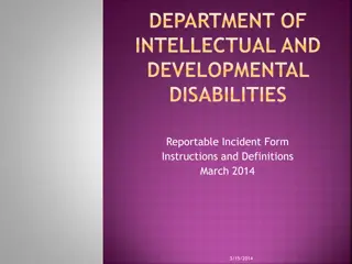Reportable Incident Form Instructions and Definitions (80 characters)