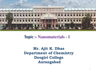 Introduction to Nanomaterials and Nanotechnology