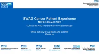 SWAG Cancer Patient Experience NCPES Result 2022 - Key Findings