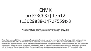 Initial Assessment of Genomic Content in CNV.K on Chromosome 17p12