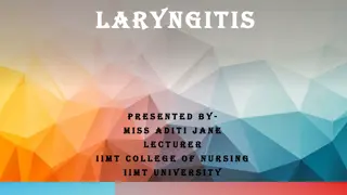 Laryngitis: Causes, Symptoms & Management