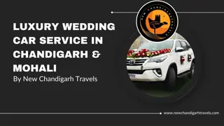 Luxury Wedding Car Rental in Chandigarh & Mohali – New Chandigarh Travels......
