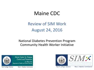 Maine CDC Review of National Diabetes Prevention Program