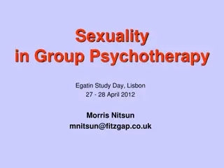 Sexuality in Group Psychotherapy: Understanding Dynamics and Perspectives