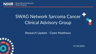SWAG Network Sarcoma Cancer Update
