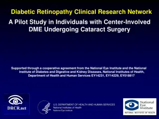 Study on Center-Involved DME in Cataract Surgery