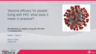 Vaccine Efficacy for People Living with HIV: Practical Implications