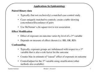 Epidemiology in Research