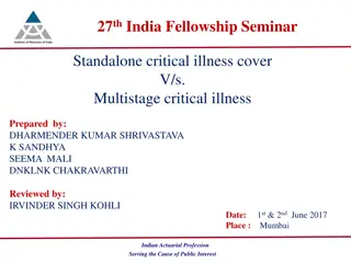 Comparison of Standalone vs. Multistage Critical Illness Cover