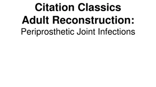 Advanced Criteria for Diagnosing Periprosthetic Joint Infections