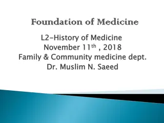 Islamic Contributions to Medicine: Hospitals and Physicians