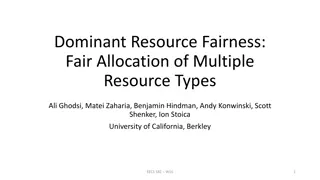 Fair Allocation of Multiple Resource Types
