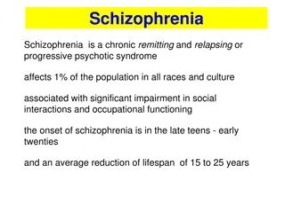 Schizophrenia: Symptoms, Diagnosis, and Etiology