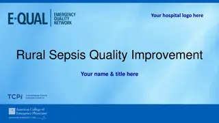 E-QUAL for Rural Sepsis Care Improvement