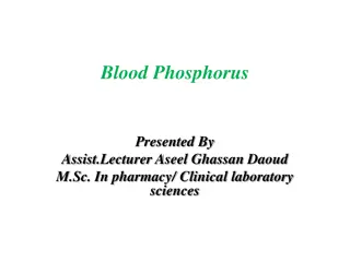 Blood Phosphorus: Functions, Levels, and Effects