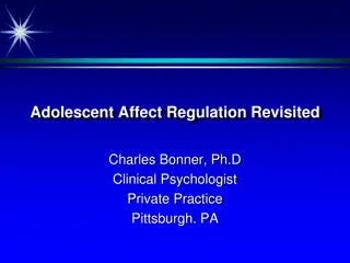 Adolescent Affect Regulation Revisited